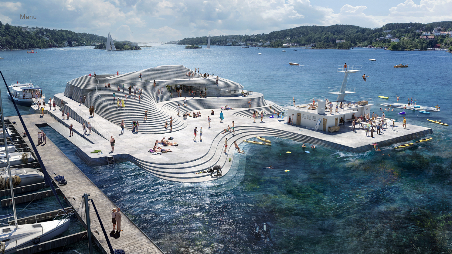Új köntösben: Norvégia régi kikötői fürdője újjászületik