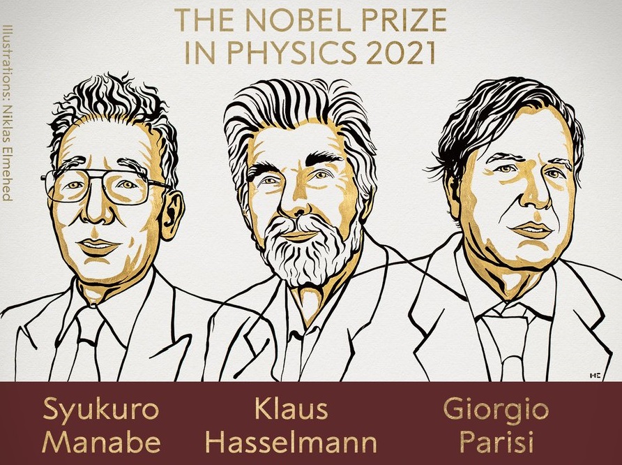 A komplex fizikai rendszerek kutatásáért hárman kapják a fizikai Nobel-díjat