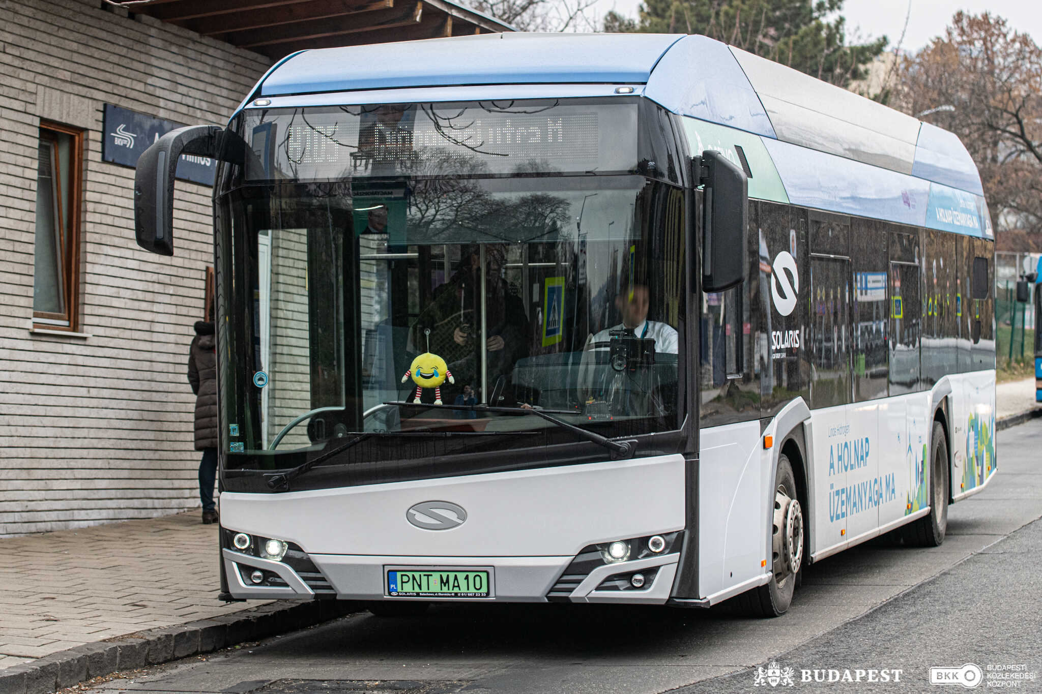 Hidrogén-meghajtású buszt tesztelnek Budapesten
