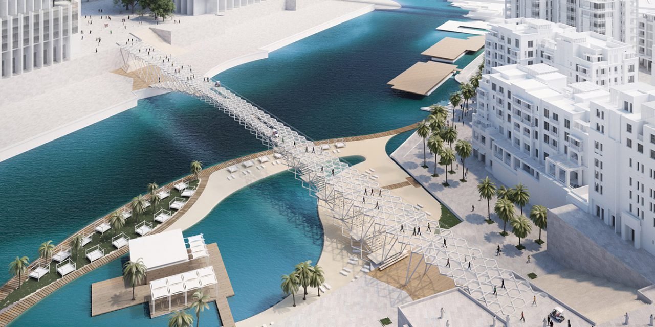 Dubai új gyalogoshídja