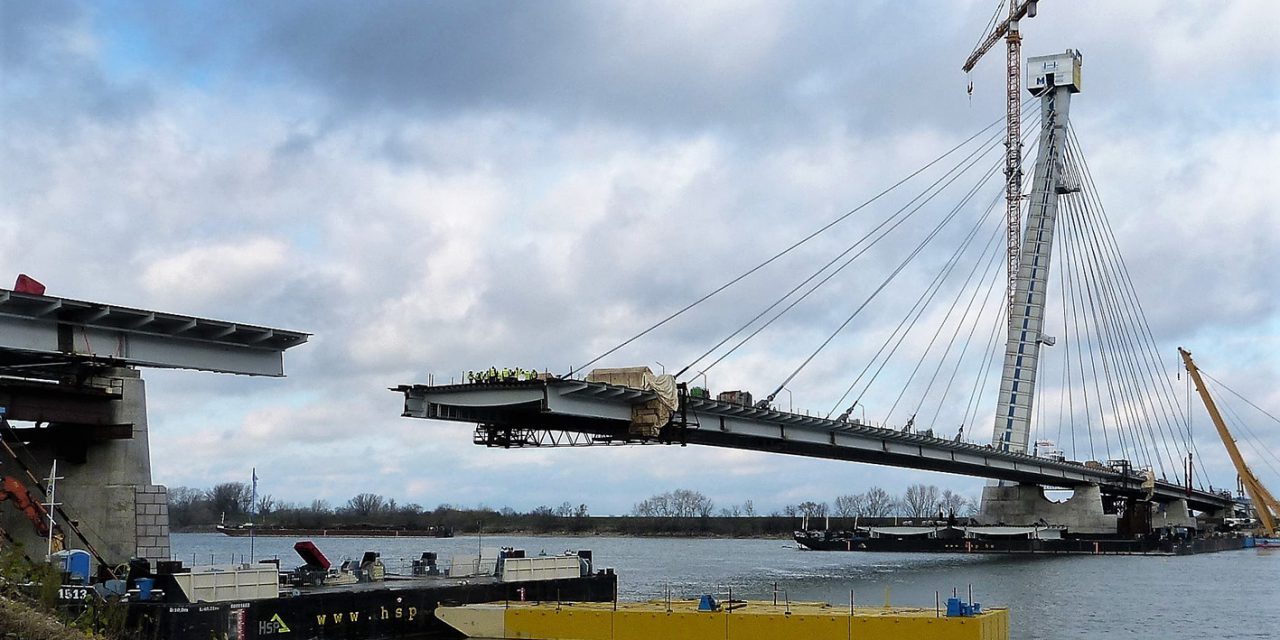 A Monostori Duna-híd építéstechnológiája