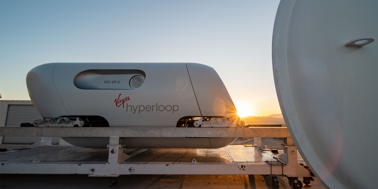 Először tesztelték utasokkal a hyperloop futurisztikus közlekedési rendszert