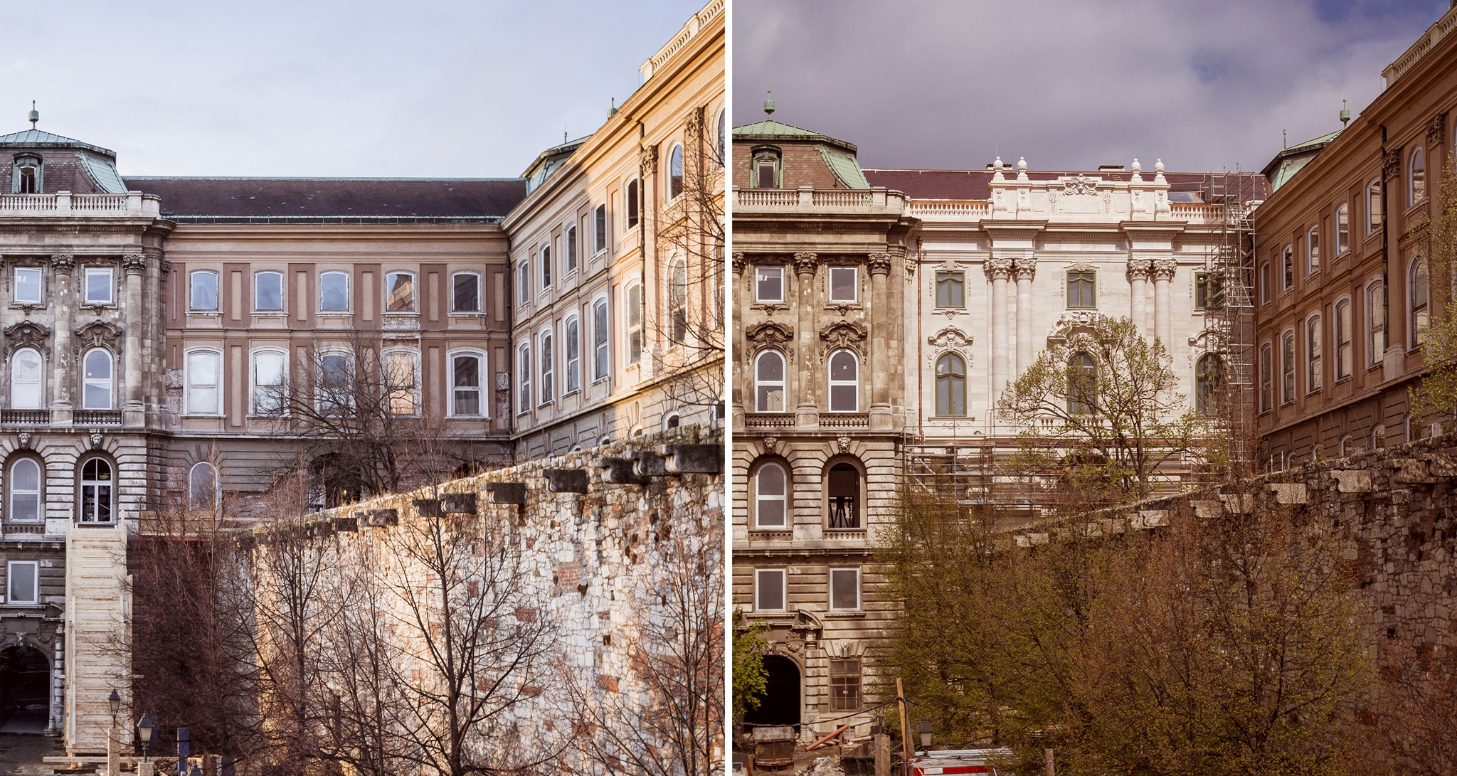 Elkészült a Budavári Palota első helyreállított épületrésze