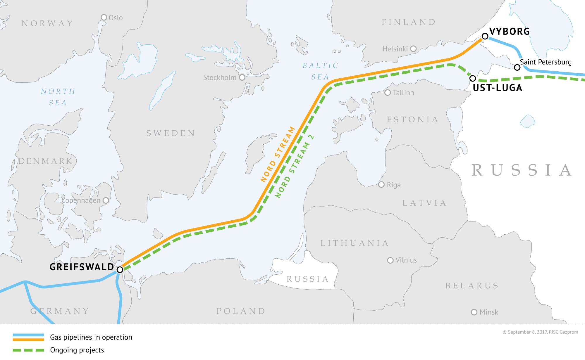 Felfüggesztették az Északi Áramlat-2 földgázvezeték üzembe helyezési eljárását Németországban