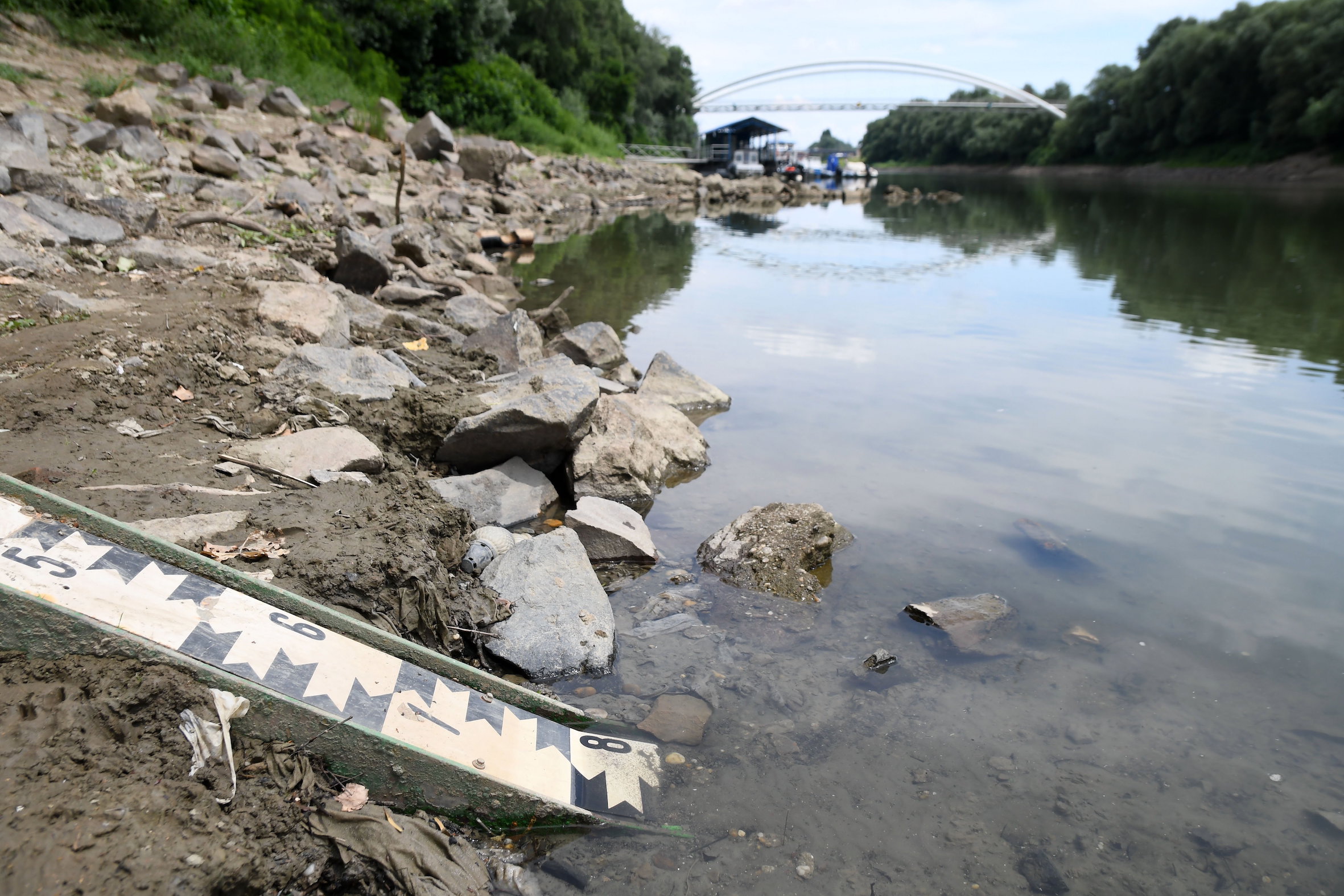 OVF: rekord alacsony a Tisza vízállása Szolnoknál