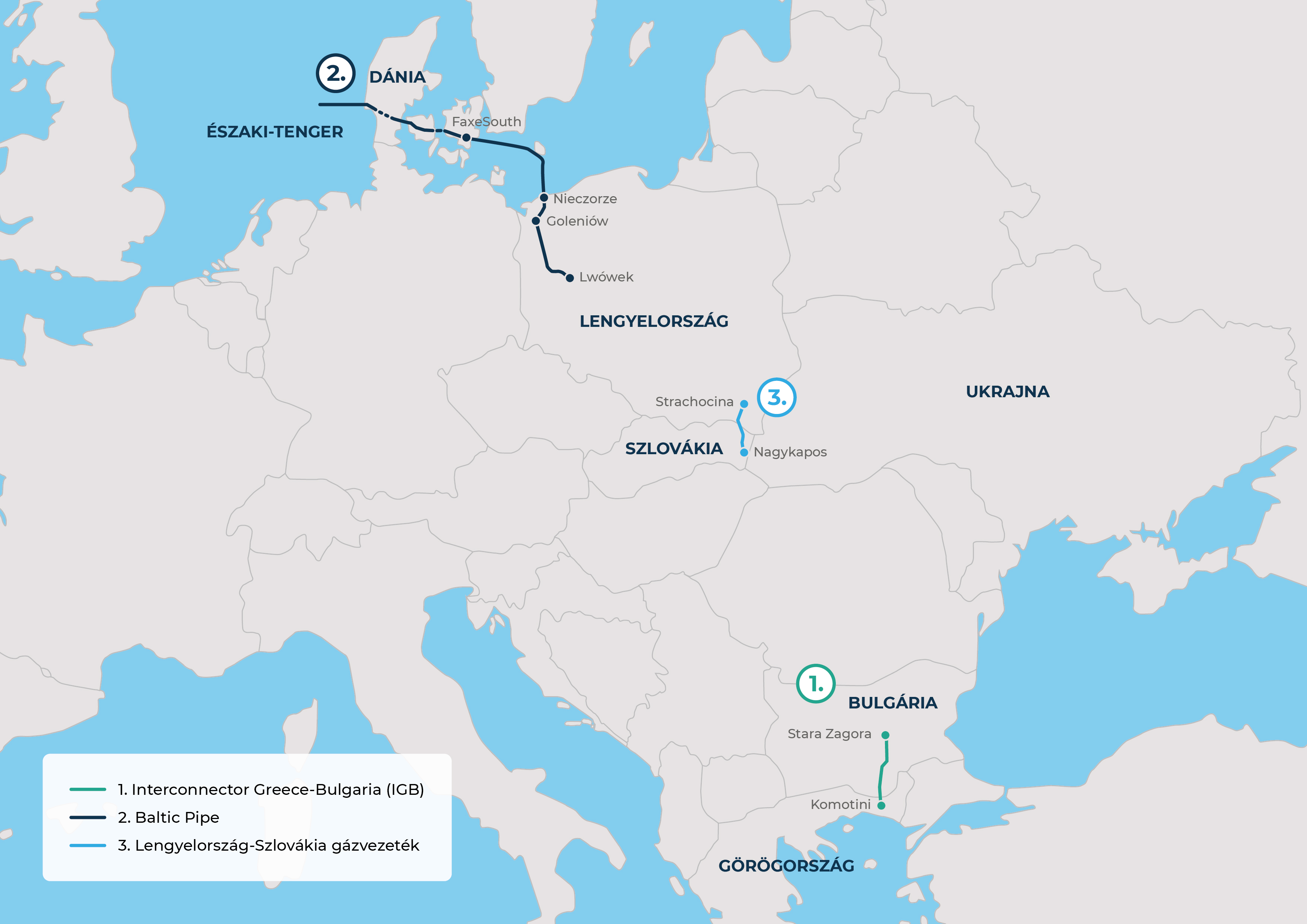 Új gázvezetékek erősítik Magyarország és régiónk ellátásbiztonságát